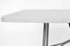 Klappbarer Cateringtisch, Länge 240 cm – weiß