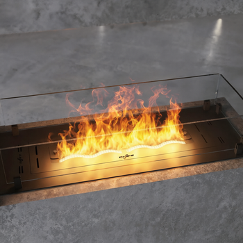 Bio-fireplace U800 SLIM - șemineu modern cu bioetanol, subțire și fără coș de fum