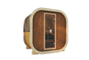 Utendørs sauna Eke 160 for 3–4 personer med Harvia Vega ovn + gratis kosmetikk + sauna tilbehør | finsk badstue | thermowood | Termisk behandlet tre