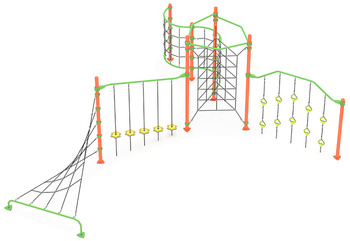 Game Complex "Rope Adventure" LK801 – Multifunctional Play Complex for Children