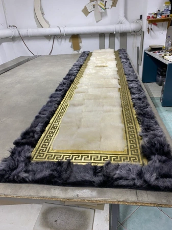 Handmade plush rug - a soft, cosy and stylish interior design element