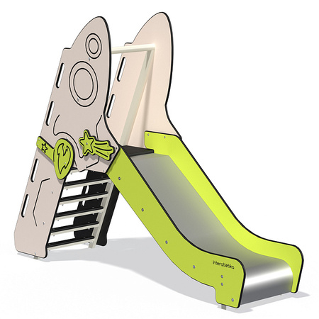 Toboggan ,,Fusée" 0.7 m LK321-COSMOS – premiers pas dans une aventure cosmique