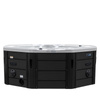 Jacuzzi da giardino SPA107 220x220 cm – vasca SPA di lusso per 6 persone