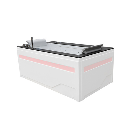 Baie spa acasă Boston 926 Negru | Cenușă 180x100 cm 46 jeturi | Jacuzzi