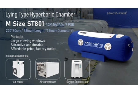 Portable Hyperbaric Chamber ST801 | Home & Professional Oxygen Therapy 1.3–1.5 ATA