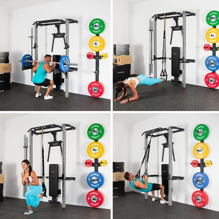 Multifunktionaler faltbarer Trainingskäfig KLT22 HMS