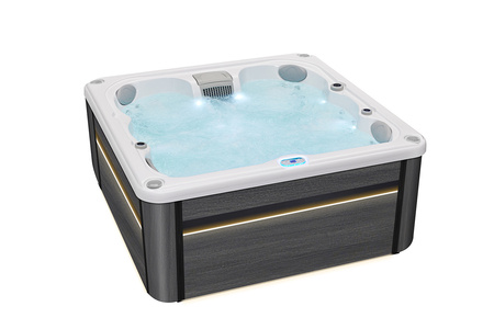 Jacuzzi Ogrodowe OF-6001 Pro – Luksusa 6-vietīga spa ar hidromasāžu un LED apgaismojumu