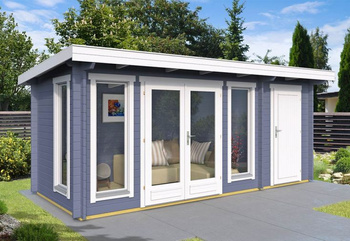 Modern and easy to assemble Log Cabin House / Studio for the Garden / Garden House Milford