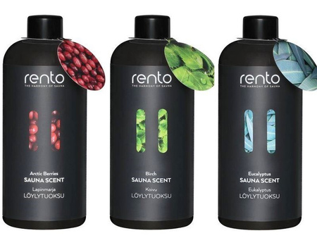 Rento zestaw upominkowy do sauny 3 x 400ml