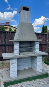 Grill betonowy TRYTON – wytrzymały grill ogrodowy z betonu architektonicznego