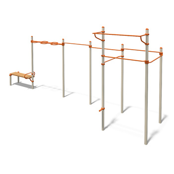 Outdoor Training Set | S831.6 | Bench | Monkey Bars
