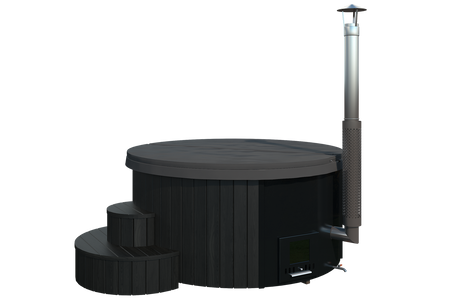 Pirts un Balia komplekts | Anita āra sauna | Somijas | Sausā | Balia Hot Tub Lux 200 melna | Barels | Thermwood