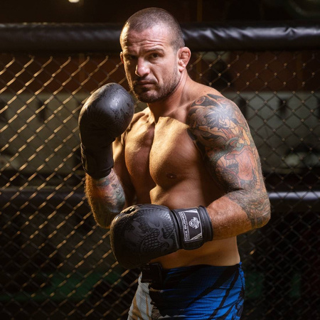 DBX BUSHIDO 'Black Dragon' sparinga boksa cimdi B-2v18 8oz