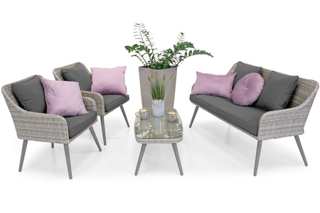 MOKKA technorattan mobilier de grădină | mobilier de grădină technorattan, set terasă, grădină de agrement