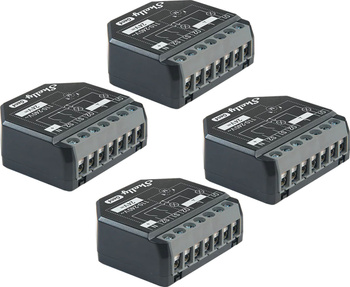 Lot de 4 contrôleurs Shelly 2PM Gen4 Zigbee/Matter