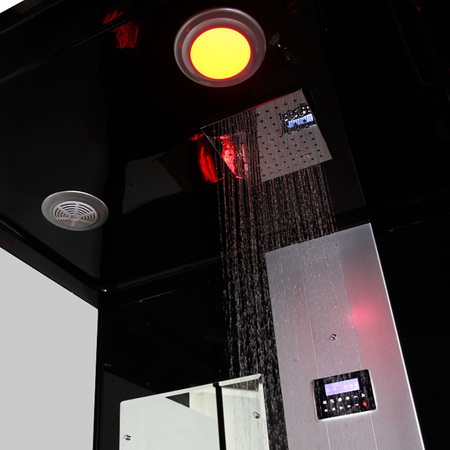 MUE-1072B TRIO, infrapunasaun, aurusaun ja dušikabiin | Natural Wood | Luxury Relaxation