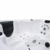 Vasca da massaggio 6 persone Geniss ZR804 – Jacuzzi SPA da esterno con idromassaggio, vasca da giardino di lusso per relax e benessere