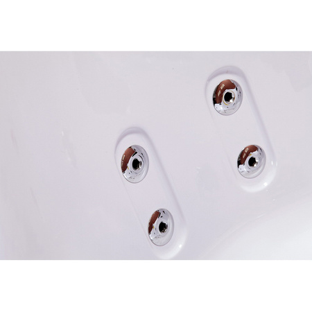 Μπανιέρα υδρομασάζ Tiga 604 λευκή 152x152 cm – Πολυτέλεια και χαλάρωση στο μπάνιο σας