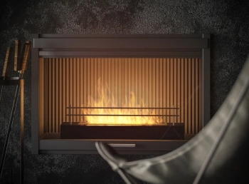 Στρογγυλό βιολογικό τζάκι INCYRCLE SLIM WALL – ένα μοντέρνο βιολογικό τζάκι τοίχου