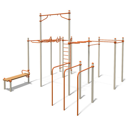 Utomhusträningsset S831.9 | Stänger | Ribbstol | Ringar