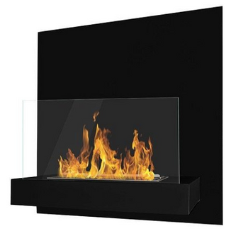 Hangende biohaard BOARD Black – stijl, warmte en creativiteit in jouw interieur