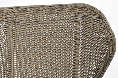 Fauteuil exclusif SONATA avec repose-pieds - gris