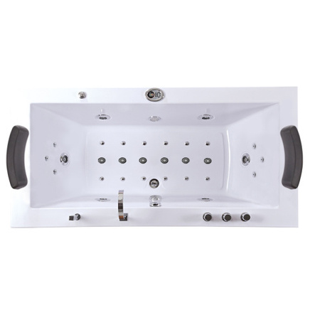 Λευκή μπανιέρα υδρομασάζ Ramona 640 180x90 cm – άνεση, χαλάρωση και μοντέρνος σχεδιασμός στο μπάνιο σας