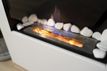 Incandescent filaments for bio-fireplaces and gas fireplaces – the effect of a glowing fire