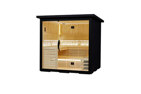 Trockensauna OFS05-3-T – Finnische Sauna für drinnen oder draußen