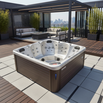 Udendørs jacuzzi SPA750 200x200 cm – komfort og afslapning i din have