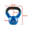 KNV ΜΠΛΕ ΜΑΝΤΕΣΙΔΗ KETTLEBELL VINYL ΕΠΙΚΑΛΥΜΜΕΝΟ HMS