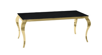 Eetkamertafel Valentino – Moderne en Elegante Tafel van RVS en Gehard Glas