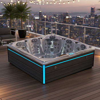 Udendørs jacuzzi SPA748 F24 230x230 cm – rummelig afslapning i dit eget hjemme-SPA