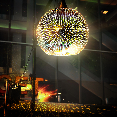 Дискотечна висяща лампа PZE-920 E27