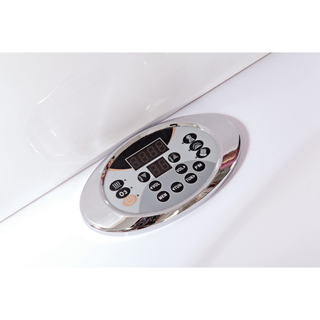 Tiga 604 White Whirlpool Bathtub 152x152 cm – Luxury and Relaxation in Your Bathroom