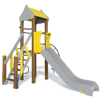 Детски комплекс "Kiddy" T801 - безопасна детска площадка за деца - развитие и забавление