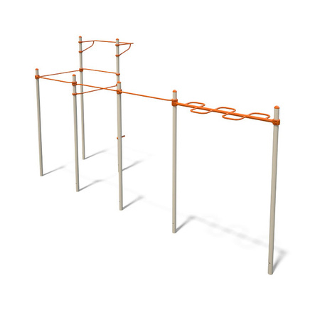 Udendørs træningssæt S831.3 | Pull-up bar | Monkey bars | Dips