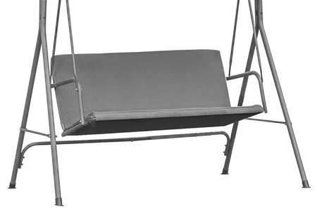 Βάση καθίσματος κούνιας κήπου 140x100 cm γκρι MultiGarden