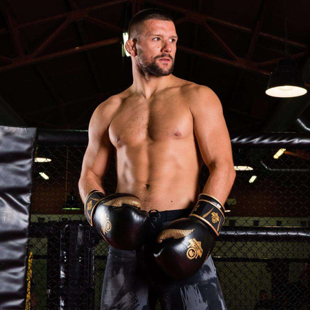 Gants de boxe en cuir naturel B-2v13