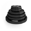 TPC SET OLYMPISCHE POLYURETHAAN PLAAT SET 2 x 2,5 - 25 KG CPU (155 KG) HMS