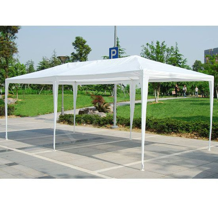 MultiGarden White Commercial Garden Pavilion Tent 3x6 m with 6 Walls | Garden furniture, relaxation, modern style
