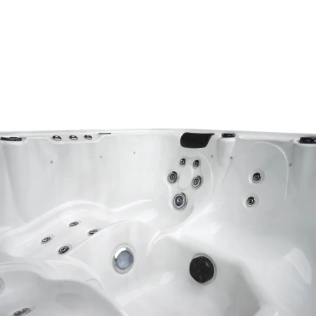 Jacuzzi modern de grădină cu hidromasaj - o baie spa de lux pentru grădină