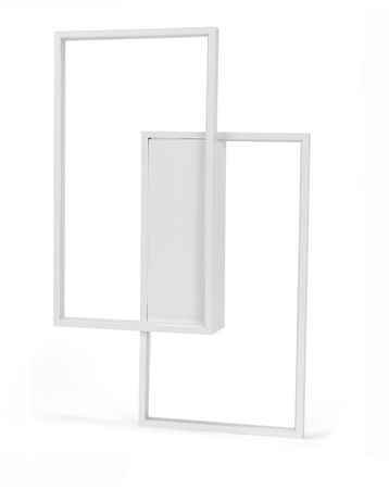 Dekoratívne LED stropné svietidlo Biele Moderné 48W + diaľkové ovládanie