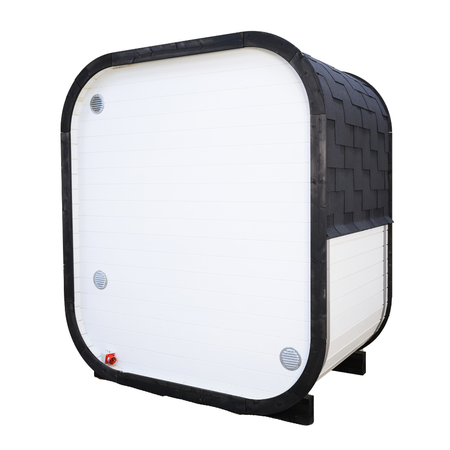 Outdoor sauna AMORA for 2–3 people / Electric heating only / Spruce and Thermowood construction | Wellness | Relax | SPA | Natural Wood | Premium Thermowood