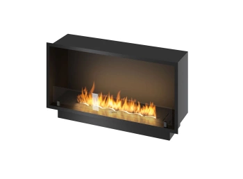 Biokrbový horák INSIDE BLACK 1000 – luxusný oheň vo vašom interiéri
