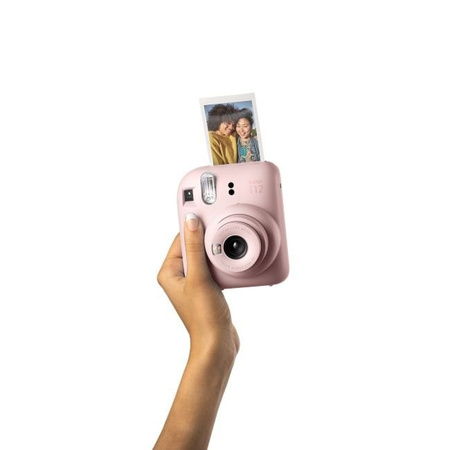Instax mini 12 roosa kiirkaamera koos välguga fujifilm