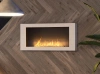 Væghængt biopejs MURALL 1200 – ophængt, Antisol-glas 4 mm, brænder 800 Longfire 2L