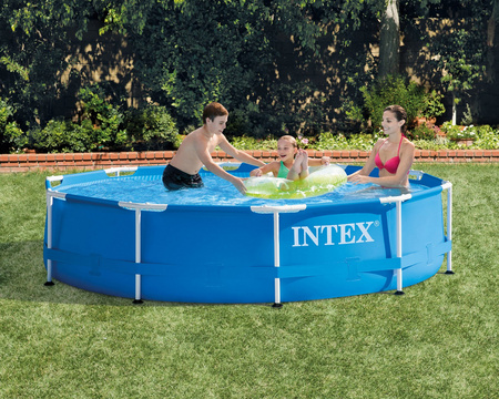 Frame Garden Pool 305 x 76 cm 15w1 INTEX 28202 + Bubble Machine FREE