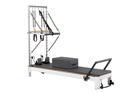 Professionel Reformer Pilates i aluminium | Fitnessudstyr til hjem og studie | Yoga | Fitness | Quality-Spa Fitness