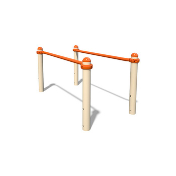 Parallelstangen S834.3 voor dips en push-ups | Buitensportschool